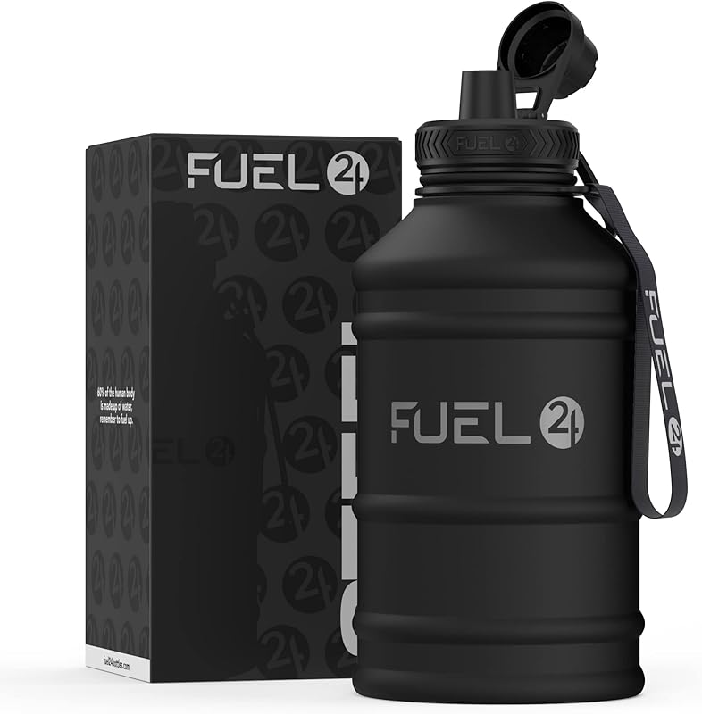 Fuel24 Stainless Steel Jug, Black photo 1