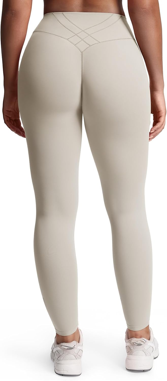 Aoxjox Velura Hidden Scrunch Leggings, Stone photo 1
