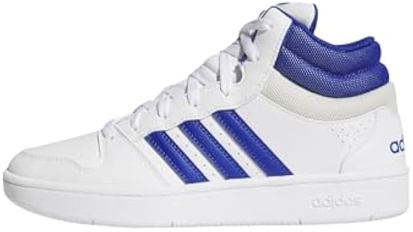 adidas Hoops Mid Trainers, White photo 1